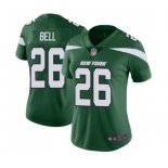 Women's New York Jets #26 Le'Veon Bell Green Team Color Vapor Untouchable Limited Player Football Jersey