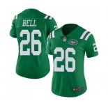 Women's New York Jets #26 Le'Veon Bell Limited Green Rush Vapor Untouchable Football Jersey