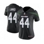 Women's New York Jets #44 Harvey Langi Black Alternate Vapor Untouchable Limited Player Football Jersey