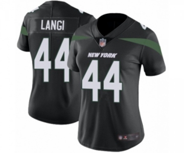 Women's New York Jets #44 Harvey Langi Black Alternate Vapor Untouchable Limited Player Football Jersey