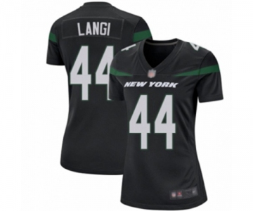 Women's New York Jets #44 Harvey Langi Game Black Alternate Football Jersey