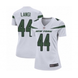 Women's New York Jets #44 Harvey Langi Game White Football Jersey