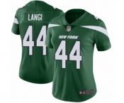 Women's New York Jets #44 Harvey Langi Green Team Color Vapor Untouchable Limited Player Football Jersey