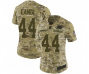 Women's New York Jets #44 Harvey Langi Limited Camo 2018 Salute to Service Football Jersey