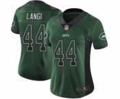 Women's New York Jets #44 Harvey Langi Limited Green Rush Drift Fashion Football Jersey