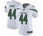 Women's New York Jets #44 Harvey Langi White Vapor Untouchable Limited Player Football Jersey