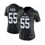 Women's New York Jets #55 Ryan Kalil Black Alternate Vapor Untouchable Limited Player Football Jersey