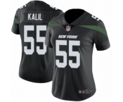 Women's New York Jets #55 Ryan Kalil Black Alternate Vapor Untouchable Limited Player Football Jersey