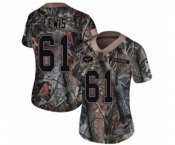 Women's New York Jets #61 Alex Lewis Limited Camo Rush Realtree Football Jersey