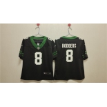 Women's New York Jets #8 Aaron Rodgers Black Vapor Football Stitched Jersey