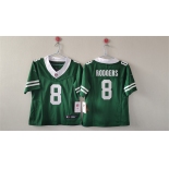 Women's New York Jets #8 Aaron Rodgers Green 2024 FU.S.E Vapor Football Stitched Jersey