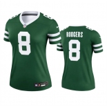 Women's New York Jets #8 Aaron Rodgers Green 2024 Football Stitched Jersey