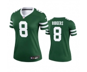 Women's New York Jets #8 Aaron Rodgers Green 2024 Football Stitched Jersey