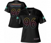 Women's New York Jets #96 Henry Anderson Game Black Fashion Football Jersey