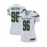 Women's New York Jets #96 Henry Anderson Game White Football Jersey