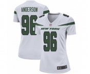 Women's New York Jets #96 Henry Anderson Game White Football Jersey