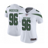 Women's New York Jets #96 Henry Anderson White Vapor Untouchable Limited Player Football Jersey