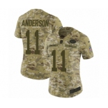 Women's Nike New York Jets #11 Robby Anderson Limited Camo 2018 Salute to Service NFL Jersey