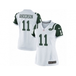 Women's Nike New York Jets #11 Robby Anderson Limited White NFL Jersey