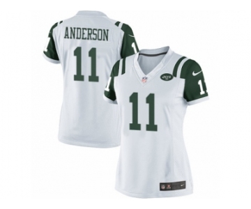 Women's Nike New York Jets #11 Robby Anderson Limited White NFL Jersey