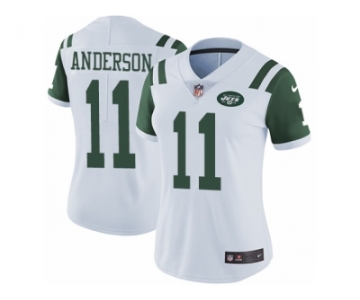 Women's Nike New York Jets #11 Robby Anderson Vapor Untouchable Limited White NFL Jersey