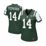 Women's Nike New York Jets #14 Ryan Fitzpatrick Green Team Color NFL Jersey