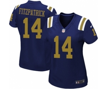 Women's Nike New York Jets #14 Ryan Fitzpatrick Navy Blue Alternate NFL Jersey