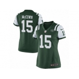 Women's Nike New York Jets #15 Josh McCown Limited Green Team Color NFL Jersey