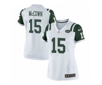 Women's Nike New York Jets #15 Josh McCown Limited White NFL Jersey