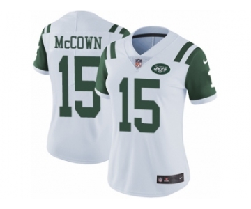 Women's Nike New York Jets #15 Josh McCown Vapor Untouchable Limited White NFL Jersey