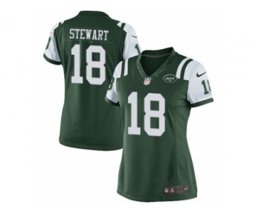 Women's Nike New York Jets #18 ArDarius Stewart Limited Green Team Color NFL Jersey