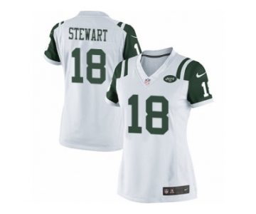 Women's Nike New York Jets #18 ArDarius Stewart Limited White NFL Jersey