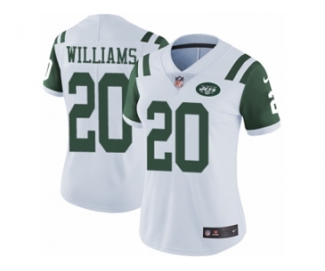 Women's Nike New York Jets #20 Marcus Williams Vapor Untouchable Limited White NFL Jersey