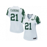 Women's Nike New York Jets #21 Morris Claiborne Game White NFL Jersey