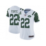 Women's Nike New York Jets #22 Matt Forte Vapor Untouchable Limited White NFL Jersey