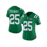 Women's Nike New York Jets #25 Shamarko Thomas Limited Green Rush NFL Jersey