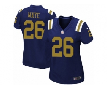 Women's Nike New York Jets #26 Marcus Maye Game Navy Blue Alternate NFL Jersey