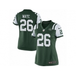 Women's Nike New York Jets #26 Marcus Maye Limited Green Team Color NFL Jersey