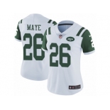 Women's Nike New York Jets #26 Marcus Maye Vapor Untouchable Limited White NFL Jersey