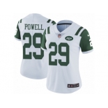 Women's Nike New York Jets #29 Bilal Powell Vapor Untouchable Limited White NFL Jersey