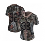 Women's Nike New York Jets #32 Juston Burris Limited Camo Rush Realtree NFL Jersey