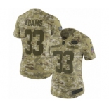 Women's Nike New York Jets #33 Jamal Adams Limited Camo 2018 Salute to Service NFL Jersey