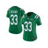 Women's Nike New York Jets #33 Jamal Adams Limited Green Rush NFL Jersey