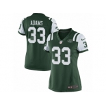 Women's Nike New York Jets #33 Jamal Adams Limited Green Team Color NFL Jersey