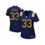 Women's Nike New York Jets #33 Jamal Adams Limited Navy Blue Alternate NFL Jersey