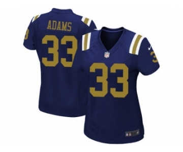 Women's Nike New York Jets #33 Jamal Adams Limited Navy Blue Alternate NFL Jersey