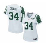 Women's Nike New York Jets #34 Isaiah Crowell Game White NFL Jersey