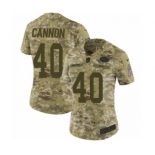 Women's Nike New York Jets #40 Trenton Cannon Limited Camo 2018 Salute to Service NFL Jersey