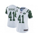 Women's Nike New York Jets #41 Buster Skrine Vapor Untouchable Limited White NFL Jersey