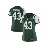 Women's Nike New York Jets #43 Julian Howsare Limited Green Team Color NFL Jersey